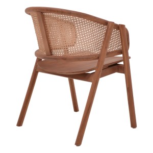 pak-336-000002-1 ΠΟΛΥΘΡΟΝΑ ANLENE PAKOWORLD ΣΚΕΛΕΤΟΣ TEAK ΞΥΛΟ ΣΕ ΚΑΡΥΔΙ ΑΠΟΧΡΩΣΗ ΜΕ RATTAN ΣΕ ΜΠΕΖ ΑΠΟΧΡΩΣΗ 62X54X82ΕΚ