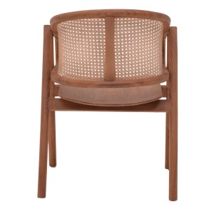pak-336-000002-4 ΠΟΛΥΘΡΟΝΑ ANLENE PAKOWORLD ΣΚΕΛΕΤΟΣ TEAK ΞΥΛΟ ΣΕ ΚΑΡΥΔΙ ΑΠΟΧΡΩΣΗ ΜΕ RATTAN ΣΕ ΜΠΕΖ ΑΠΟΧΡΩΣΗ 62X54X82ΕΚ