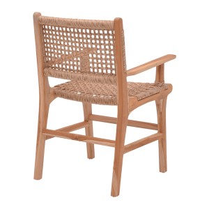 pak-336-000005-1 ΠΟΛΥΘΡΟΝΑ SPONZE PAKOWORLD ΣΚΕΛΕΤΟΣ TEAK ΞΥΛΟ ΜΕ ΣΧΟΙΝΙ ΣΕ ΦΥΣΙΚΗ ΑΠΟΧΡΩΣΗ 54X60X86ΕΚ