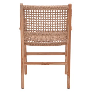 pak-336-000005-4 ΠΟΛΥΘΡΟΝΑ SPONZE PAKOWORLD ΣΚΕΛΕΤΟΣ TEAK ΞΥΛΟ ΜΕ ΣΧΟΙΝΙ ΣΕ ΦΥΣΙΚΗ ΑΠΟΧΡΩΣΗ 54X60X86ΕΚ