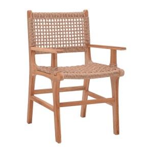pak-336-000005 ΠΟΛΥΘΡΟΝΑ SPONZE PAKOWORLD ΣΚΕΛΕΤΟΣ TEAK ΞΥΛΟ ΜΕ ΣΧΟΙΝΙ ΣΕ ΦΥΣΙΚΗ ΑΠΟΧΡΩΣΗ 54X60X86ΕΚ