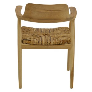 pak-336-000006-4 ΠΟΛΥΘΡΟΝΑ DENVERONE PAKOWORLD ΦΥΣΙΚΟ TEAK ΞΥΛΟ-BANANA ΣΧΟΙΝΙ 57X54X79ΕΚ