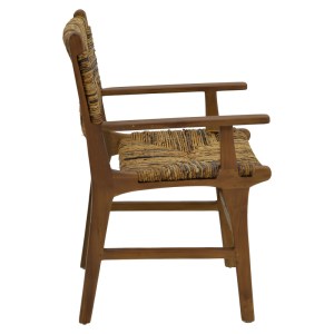 pak-336-000008-2 ΠΟΛΥΘΡΟΝΑ REFANE PAKOWORLD ΦΥΣΙΚΟ TEAK ΞΥΛΟ-BANANA ΣΧΟΙΝΙ 55X60X85ΕΚ