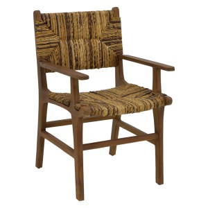 pak-336-000008 ΠΟΛΥΘΡΟΝΑ REFANE PAKOWORLD ΦΥΣΙΚΟ TEAK ΞΥΛΟ-BANANA ΣΧΟΙΝΙ 55X60X85ΕΚ