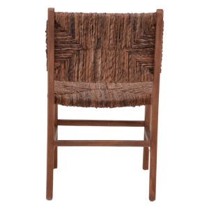 pak-336-000009-4 ΚΑΡΕΚΛΑ REFANE PAKOWORLD ΣΚΕΛΕΤΟΣ TEAK ΞΥΛΟ ΜΕ BANANA ΣΧΟΙΝΙ ΣΕ ΚΑΡΥΔΙ ΑΠΟΧΡΩΣΗ 50X58X85ΕΚ