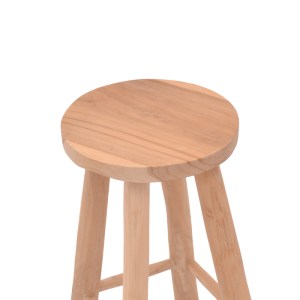 pak-336-000020-2 ΣΚΑΜΠΟ CHARLOCE PAKOWORLD TEAK ΞΥΛΟ ΣΕ ΦΥΣΙΚΗ ΑΠΟΧΡΩΣΗ Φ35X62ΕΚ