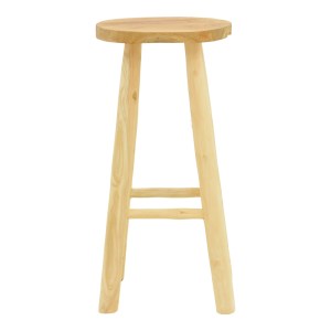 pak-336-000030-2 ΣΚΑΜΠΟ ΜΠΑΡ NUSIWO PAKOWORLD TEAK ΞΥΛΟ ΣΕ ΦΥΣΙΚΗ ΑΠΟΧΡΩΣΗ Φ35X70ΕΚ