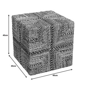 pak-337-000005-1 ΣΚΑΜΠΟ LERKMON INART ΨΑΘΑ ΣΕ ΦΥΣΙΚΗ ΑΠΟΧΡΩΣΗ 40X40X40ΕΚ