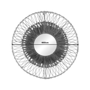 pak-337-000011-1 ΚΑΘΡΕΠΤΗΣ CERMINE INART ΨΑΘΑ ΣΕ ΦΥΣΙΚΗ ΑΠΟΧΡΩΣΗ Φ80X12ΕΚ