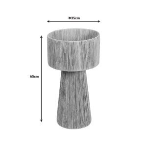 pak-337-000018-1 ΕΠΙΤΡΑΠΕΖΙΟ ΦΩΤΙΣΤΙΚΟ CHENZ INART SISAL ΣΕ ΦΥΣΙΚΗ  ΑΠΟΧΡΩΣΗ Φ35X65ΕΚ