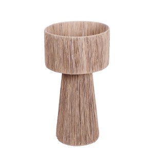 pak-337-000018 ΕΠΙΤΡΑΠΕΖΙΟ ΦΩΤΙΣΤΙΚΟ CHENZ INART SISAL ΣΕ ΦΥΣΙΚΗ  ΑΠΟΧΡΩΣΗ Φ35X65ΕΚ