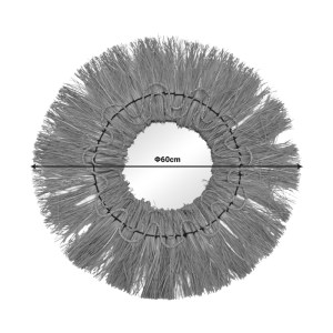 pak-337-000040-1 ΚΑΘΡΕΠΤΗΣ APLER INART MENDONG ΣΕ ΦΥΣΙΚΗ ΑΠΟΧΡΩΣΗ Φ60X6ΕΚ