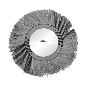 pak-337-000041-1 ΚΑΘΡΕΠΤΗΣ CIELRO INART MENDONG ΣΕ ΦΥΣΙΚΗ ΑΠΟΧΡΩΣΗ Φ42X6ΕΚ