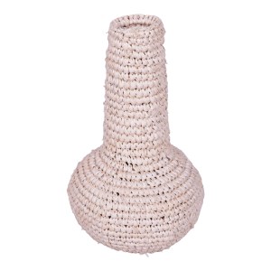pak-337-000042 ΒΑΖΟ SANNERY INART SISAL ΣΕ ΦΥΣΙΚΗ ΑΠΟΧΡΩΣΗ Φ18X30ΕΚ