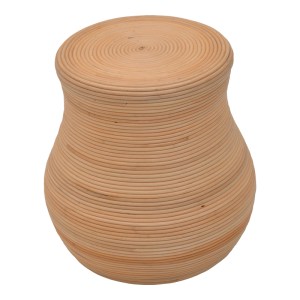 pak-337-000046-1 ΣΚΑΜΠΟ BULATEN INART RATTAN ΣΕ ΦΥΣΙΚΗ ΑΠΟΧΡΩΣΗ Φ45X45ΕΚ
