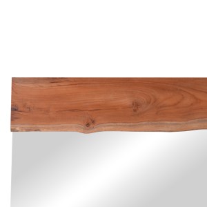 pak-338-000006-1 ΚΑΘΡΕΠΤΗΣ RIVERINE PAKOWORLD TEAK ΞΥΛΟ ΣΕ ΦΥΣΙΚΗ ΑΠΟΧΡΩΣΗ 120X80X4ΕΚ
