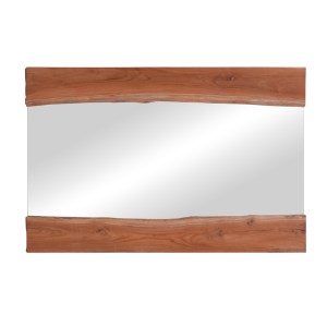 pak-338-000006 ΚΑΘΡΕΠΤΗΣ RIVERINE PAKOWORLD TEAK ΞΥΛΟ ΣΕ ΦΥΣΙΚΗ ΑΠΟΧΡΩΣΗ 120X80X4ΕΚ