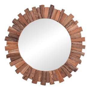 pak-338-000009 ΚΑΘΡΕΠΤΗΣ ROUNDER PAKOWORLD TEAK ΞΥΛΟ ΣΕ ΦΥΣΙΚΗ ΑΠΟΧΡΩΣΗ Φ100X5ΕΚ