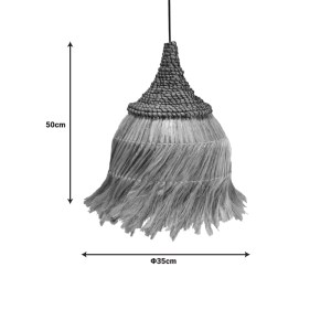 pak-339-000004-1 ΦΩΤΙΣΤΙΚΟ ΟΡΟΦΗΣ ARUPADE INART ABACA ΞΥΛΟ ΣΕ ΦΥΣΙΚΟ ΧΡΩΜΑ Φ35X50ΕΚ