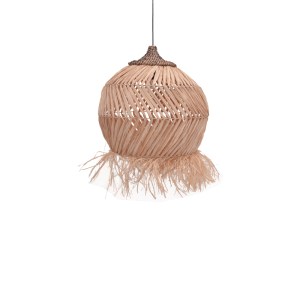 pak-339-000009 ΦΩΤΙΣΤΙΚΟ ΟΡΟΦΗΣ KORONSE INART SISAL ΣΕ ΦΥΣΙΚΟ ΧΡΩΜΑ Φ55X68ΕΚ