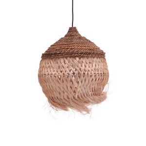 pak-339-000018 ΦΩΤΙΣΤΙΚΟ ΟΡΟΦΗΣ FIORINE INART ABACA ΣΕ ΦΥΣΙΚΟ ΧΡΩΜΑ Φ55X70ΕΚ
