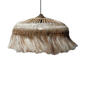 pak-339-000020 ΦΩΤΙΣΤΙΚΟ ΟΡΟΦΗΣ GARRIE INART ABACA ΣΕ ΦΥΣΙΚΟ ΧΡΩΜΑ Φ80X50ΕΚ