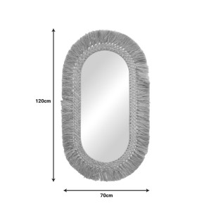 pak-339-000024-1 ΚΑΘΡΕΠΤΗΣ BOHNILE INART SISAL ΣΕ ΦΥΣΙΚΟ ΧΡΩΜΑ 70X4X120ΕΚ