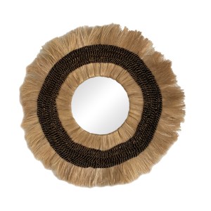 pak-339-000030 ΚΑΘΡΕΠΤΗΣ VERONE INART ABACA ΣΕ ΦΥΣΙΚΟ ΧΡΩΜΑ Φ80X5ΕΚ