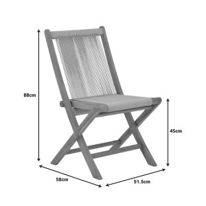 pak-340-000002-8 ΚΑΡΕΚΛΑ BANOU PAKOWORLD TEAK ΞΥΛΟ ΚΑΙ ΣΧΟΙΝΙ ΣΕ ΦΥΣΙΚΗ ΑΠΟΧΡΩΣΗ 51.5X58X88ΕΚ