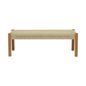 pak-340-000014-2 ΠΑΓΚΑΚΙ UMA PAKOWORLD TEAK ΞΥΛΟ ΚΑΙ PE ΣΧΟΙΝΙ ΣΕ ΦΥΣΙΚΗ ΑΠΟΧΡΩΣΗ 150X45X40ΕΚ