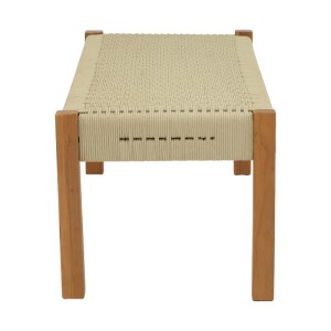 pak-340-000014-3 ΠΑΓΚΑΚΙ UMA PAKOWORLD TEAK ΞΥΛΟ ΚΑΙ PE ΣΧΟΙΝΙ ΣΕ ΦΥΣΙΚΗ ΑΠΟΧΡΩΣΗ 150X45X40ΕΚ
