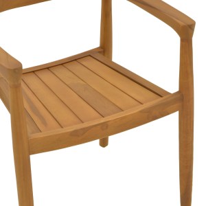 pak-340-000021-6 ΠΟΛΥΘΡΟΝΑ GANNY PAKOWORLD TEAK ΞΥΛΟ ΣΕ ΦΥΣΙΚΗ ΑΠΟΧΡΩΣΗ 59X56X71ΕΚ