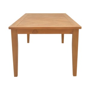 pak-340-000022-2 ΤΡΑΠΕΖΙ MADY PAKOWORLD TEAK ΞΥΛΟ ΣΕ ΦΥΣΙΚΗ ΑΠΟΧΡΩΣΗ 200X100X75ΕΚ