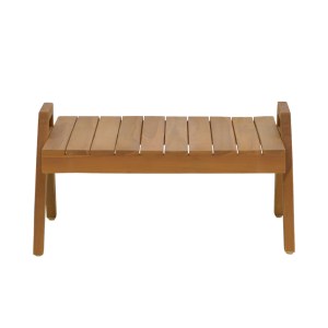 pak-340-000023-1 ΤΡΑΠΕΖΙ KALLY PAKOWORLD TEAK ΞΥΛΟ ΣΕ ΦΥΣΙΚΗ ΑΠΟΧΡΩΣΗ 60X50X34ΕΚ