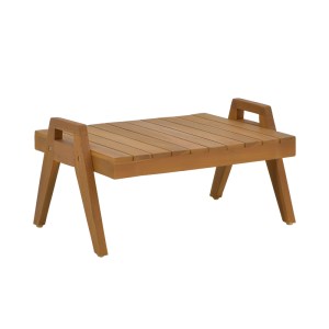 pak-340-000023 ΤΡΑΠΕΖΙ KALLY PAKOWORLD TEAK ΞΥΛΟ ΣΕ ΦΥΣΙΚΗ ΑΠΟΧΡΩΣΗ 60X50X34ΕΚ