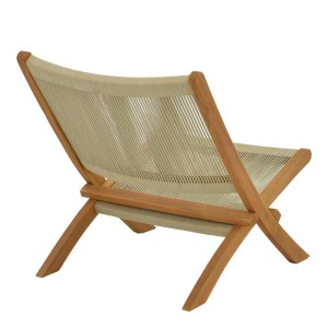 pak-340-000024-1 ΚΑΡΕΚΛΑ SEEAL PAKOWORLD TEAK ΞΥΛΟ ΚΑΙ ΣΧΟΙΝΙ ΣΕ ΦΥΣΚΗ ΑΠΟΧΡΩΣΗ 61X76X72ΕΚ