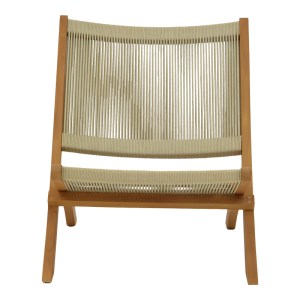 pak-340-000024-3 ΚΑΡΕΚΛΑ SEEAL PAKOWORLD TEAK ΞΥΛΟ ΚΑΙ ΣΧΟΙΝΙ ΣΕ ΦΥΣΚΗ ΑΠΟΧΡΩΣΗ 61X76X72ΕΚ