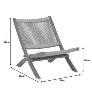 pak-340-000024-7 ΚΑΡΕΚΛΑ SEEAL PAKOWORLD TEAK ΞΥΛΟ ΚΑΙ ΣΧΟΙΝΙ ΣΕ ΦΥΣΚΗ ΑΠΟΧΡΩΣΗ 61X76X72ΕΚ