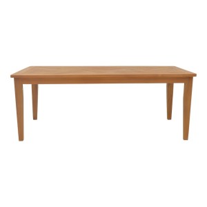 pak-340-000030-5 ΤΡΑΠΕΖΑΡΙΑ ΣΕΤ 7ΤΕΜ. BANOU-MADY PAKOWORLD TEAK ΞΥΛΟ ΣΕ ΦΥΣΙΚΗ-ΜΑΥΡΗ ΑΠΟΧΡΩΣΗ 200X100X75ΕΚ