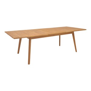 pak-340-000041-5 ΤΡΑΠΕΖΑΡΙΑ 9 ΤΕΜ. GANNY-PINO PAKOWORLD TEAK ΞΥΛΟ ΣΕ ΦΥΣΙΚΗ ΑΠΟΧΡΩΣΗ 180/240X100X75ΕΚ