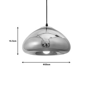 pak-342-000008-1 ΦΩΤΙΣΤΙΚΟ ΟΡΟΦΗΣ OVALONE PAKOWORLD ΧΡΥΣΟ ΜΕΤΑΛΛΟ-ΓΥΑΛΙ Φ30X16.5ΕΚ