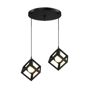 pak-342-000016 ΦΩΤΙΣΤΙΚΟ ΟΡΟΦΗΣ ΔΙΦΩΤΟ KIBE II PAKOWORLD ΜΑΥΡΟ ΜΕΤΑΛΛΟ 48X28 ΕΚ