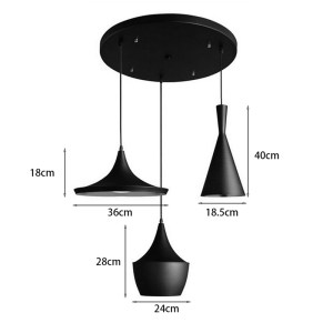 pak-342-000030-1 ΦΩΤΙΣΤΙΚΟ ΟΡΟΦΗΣ ΤΡΟΦΩΤΟ LATREN ΙΙ PAKOWORLD ΜΑΥΡΟ-ΧΡΥΣΟ ΜΕΤΑΛΛΟ 50X50X100ΕΚ