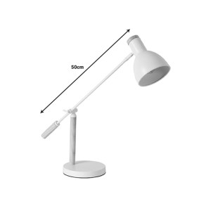 pak-342-000056-1 ΕΠΙΤΡΑΠΕΖΙΟ ΦΩΤΙΣΤΙΚΟ IDANTE PAKOWORLD ΛΕΥΚΟ ΜΕΤΑΛΛΟ-ΞΥΛΟ 50X15X60ΕΚ