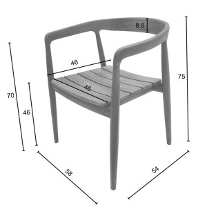 pak-343-000001-7 ΠΟΛΥΘΡΟΝΑ NOODY PAKOWORLD TEAK ΞΥΛΟ ΣΕ ΦΥΣΙΚΗ ΑΠΟΧΡΩΣΗ 62X55X75ΕΚ