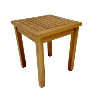 pak-343-000008 ΤΡΑΠΕΖΙ NOLY PAKOWORLD TEAK ΞΥΛΟ ΣΕ ΦΥΣΙΚΗ ΑΠΟΧΡΩΣΗ 40X40X45ΕΚ
