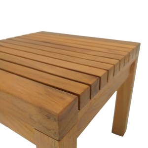 pak-343-000009-3 ΤΡΑΠΕΖΙ ΠΑΡΑΛΙΑΣ POLY PAKOWORLD TEAK ΞΥΛΟ ΣΕ ΦΥΣΙΚΗ ΑΠΟΧΡΩΣΗ 35X35X30ΕΚ