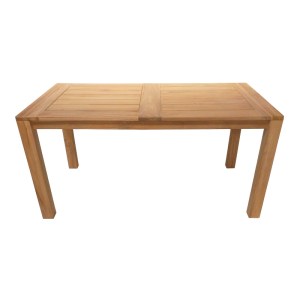 pak-343-000010-2 ΤΡΑΠΕΖΙ PABLO PAKOWORLD TEAK ΞΥΛΟ ΣΕ ΦΥΣΙΚΗ ΑΠΟΧΡΩΣΗ 160X90X76ΕΚ