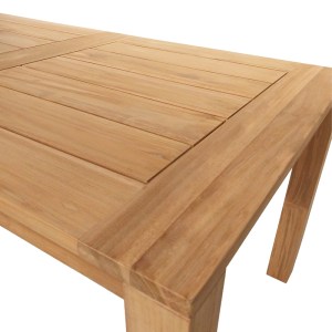 pak-343-000010-3 ΤΡΑΠΕΖΙ PABLO PAKOWORLD TEAK ΞΥΛΟ ΣΕ ΦΥΣΙΚΗ ΑΠΟΧΡΩΣΗ 160X90X76ΕΚ