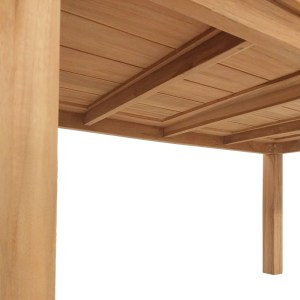 pak-343-000010-4 ΤΡΑΠΕΖΙ PABLO PAKOWORLD TEAK ΞΥΛΟ ΣΕ ΦΥΣΙΚΗ ΑΠΟΧΡΩΣΗ 160X90X76ΕΚ